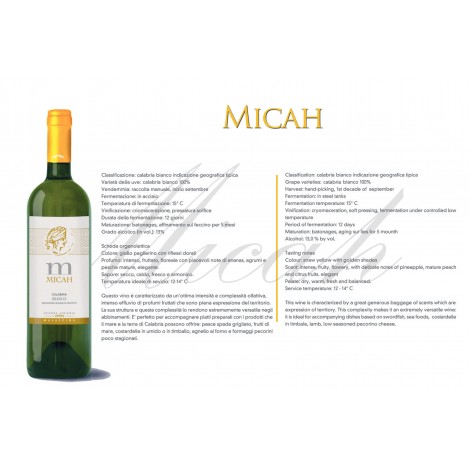 Vino Micah IGT Calabria 75cl.